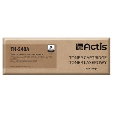 Actis Tonerpatron TH-540A (erstatning HP 125A CB540A, Canon CRG-716B; Standard; 2400 sider; sort)