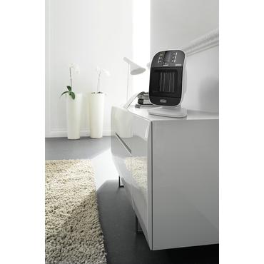 De&rsquo;Longhi HFX60V20 Indend&oslash;rs Sort, Hvid 2000 W Bl&aelig;ser med elektrisk omr&aring;devarmer