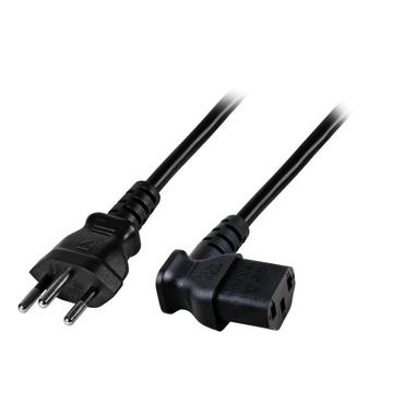 EFB Elektronik EK483.1,8V2 el-ledning Sort 1,8 m T12 C13 forbinder