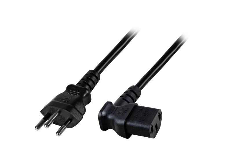 EFB Elektronik EK483.1,8V2 el-ledning Sort 1,8 m T12 C13 forbinder