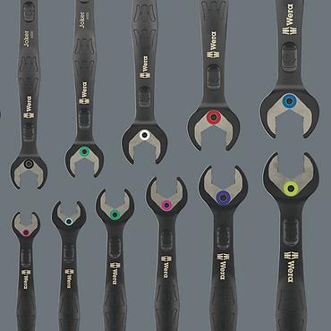 Wera Joker Black Edition 11-tlg. Maul-Ringratschenschl&uuml;ssel-Satz