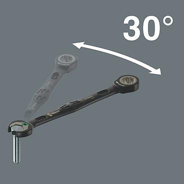 Wera Joker Black Edition 11-tlg. Maul-Ringratschenschl&uuml;ssel-Satz