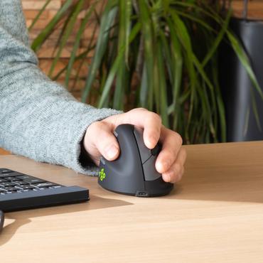 R-Go Ergonomic mouse HE Break - vertikal mus - Bluetooth 5.0 - svart