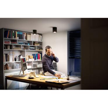 Philips Hue White Amb. Pillar Spot 1 flg. schwarz 350lm inkl. Dimmschalter