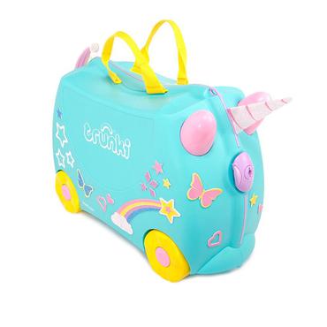 Trunki 1568282711 bagage Kuffert Lyser&oslash;d, Turkis, Gul 18 L Plast