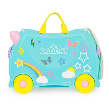 Trunki 1568282711 bagage Kuffert Lyser&oslash;d, Turkis, Gul 18 L Plast