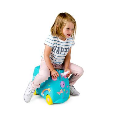 Trunki 1568282711 bagage Kuffert Lyser&oslash;d, Turkis, Gul 18 L Plast