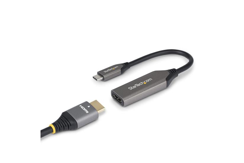 StarTech.com 112B-USBC-HDMI21 videokabel adapter 0,2 m USB Type-C HDMI Type A (Standard) Gr&aring;