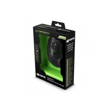 Esperanza MX205 FIGHTER - mus - USB - grøn