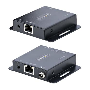 StarTech.com HDMI Extender over CAT6/CAT5, 4K 30Hz/130ft (40m) or 1080p 60Hz/230ft (70m) Video Extender, 4K HDMI over Ethernet Extender, PoC HDMI Transmitter and Receiver Kit, IR Extension - Local Video Output - f&ouml;rl&auml;ngd r&auml;ckvidd f&ouml;r audio/video - HDMI