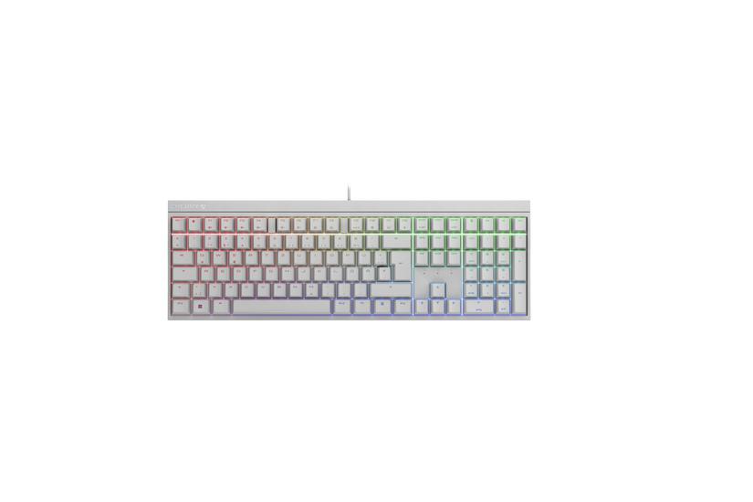 CHERRY MX 2.0S - tastatur - QWERTZ - tysk - hvid Indgangsudstyr