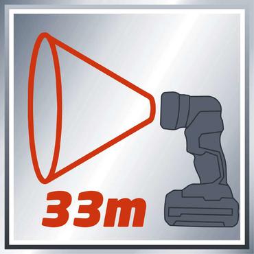 Einhell TE-CL 18 Li H-Solo Sort, Rød