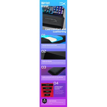 HyperX håndledsstøtte til mus