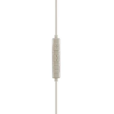 Hama 00221793 hovedtelefoner/headset Ledningsført I ørerne Opkald/musik USB Type-C Beige