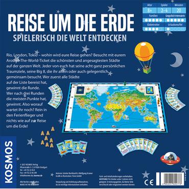 Kosmos Reise um die Erde Spielerisch die Welt entdecken Brætspil Rejser/eventyr