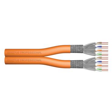 Digitus DK-1744-VH-D-1 netv&aelig;rkskabel Orange 100 m Cat7 S/FTP (S-STP)