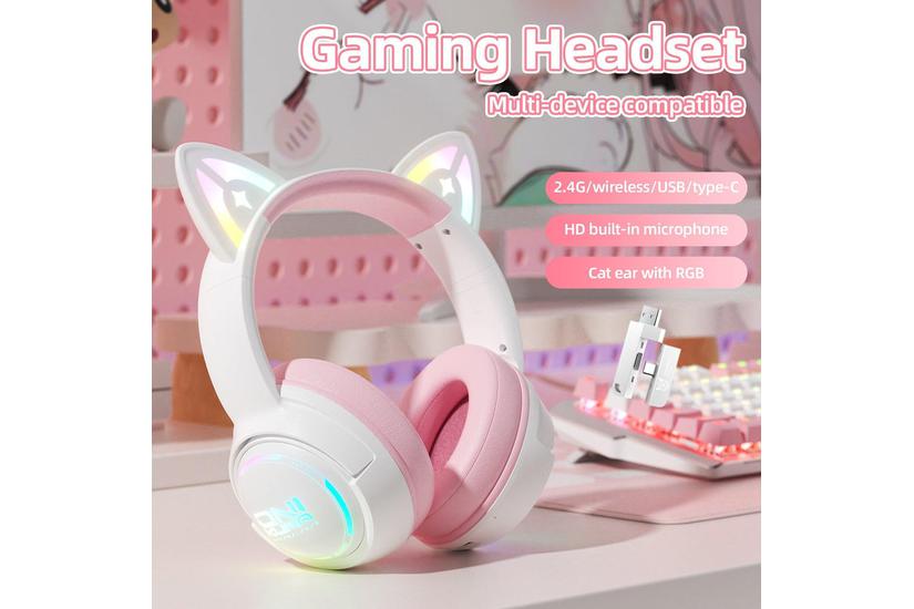 Onikuma - Trådløs & 3.5mm - Indbygget - 50 mm