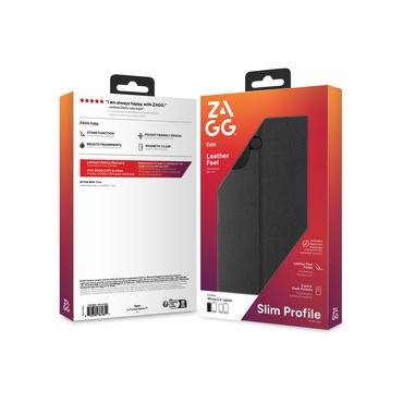 ZAGG Folio mobiltelefon etui 16 cm (6.3") Folie Sort