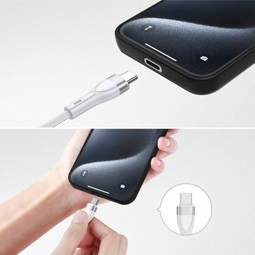 4smarts 4in2 USB-C Multi-Ladekabel 1,2m, wei&szlig;