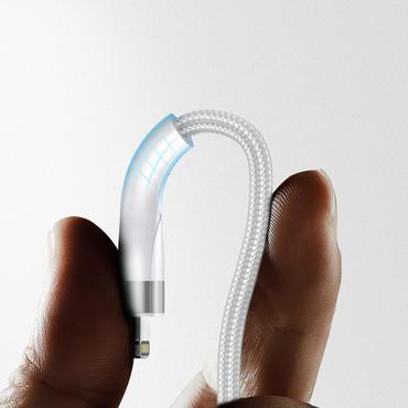 4smarts 4in2 USB-C Multi-Ladekabel 1,2m, wei&szlig;