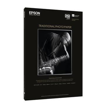 Epson Traditional Photo Paper - fotopapper - 25 ark - A2 - 330 g/m&sup2;