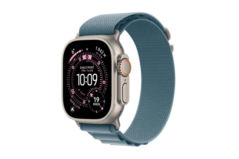 Apple Watch Ultra 3 OLED 49 mm Digital 422 x 514 pixel Berøringsskærm 5G Titanium Wi-Fi GPS (satellit)