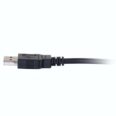 C2G 6.6ft USB Cable - USB A to USB A Cable - USB 2.0 - Black - M/M - USB-kabel - USB til USB - 2 m