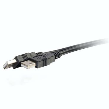 C2G 6.6ft USB Cable - USB A to USB A Cable - USB 2.0 - Black - M/M - USB-kabel - USB til USB - 2 m