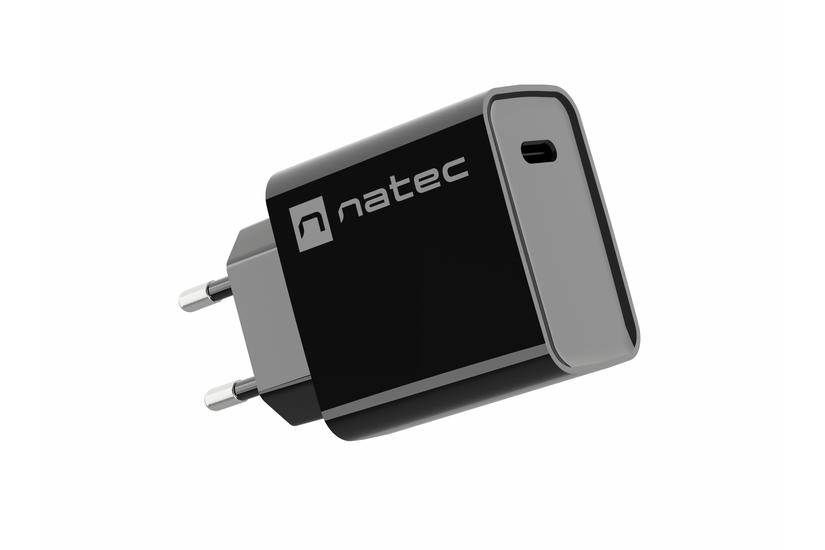 NATEC USB CHARGER RIBERA USB-C 20W PD BLACK