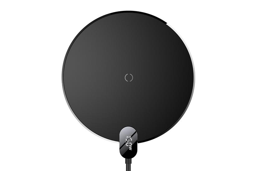 Baseus CCED000001 oplader til mobil enhed Hovedtelefoner, Smartphone Sort USB Trådløs opladning Indendørs