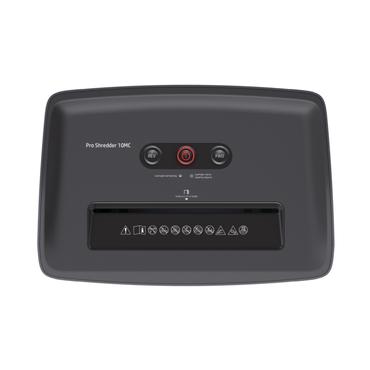 HP Pro Shredder 10MC papirmakulator Mikromakulering 55 dB 22 cm Hvid