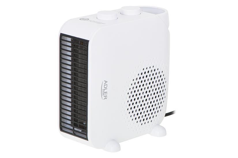 Adler AD 7725W varmeapparat Indend&oslash;rs Hvid 2000 W Bl&aelig;ser med elektrisk omr&aring;devarmer