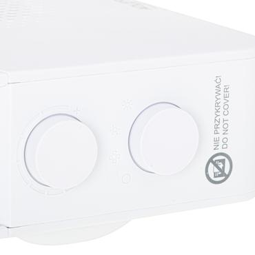 Adler AD 7725W varmeapparat Indend&oslash;rs Hvid 2000 W Bl&aelig;ser med elektrisk omr&aring;devarmer