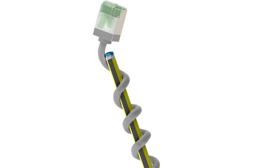 Goobay 74346 netværkskabel Grå 1 m Cat8.1 U/FTP (STP)