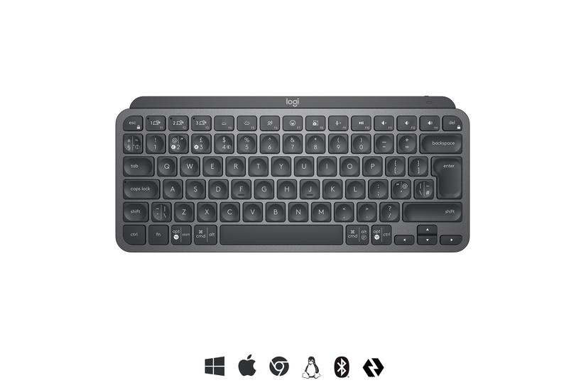 Logitech MX Keys Mini - Grafit - tastatur - trådløs - nordisk