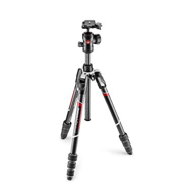 Manfrotto MKBFRTC4-BH kamerastativ H&aring;ndholdte videokameraer 3 ben Sort, S&oslash;lv
