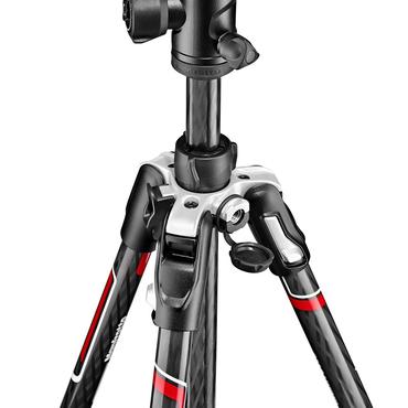Manfrotto MKBFRTC4-BH kamerastativ H&aring;ndholdte videokameraer 3 ben Sort, S&oslash;lv