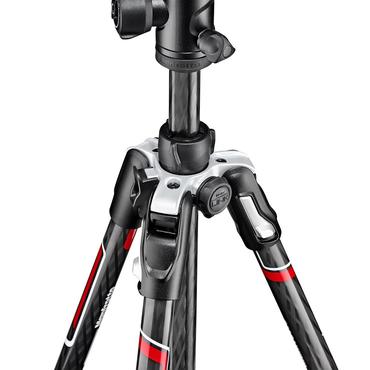 Manfrotto MKBFRTC4-BH kamerastativ H&aring;ndholdte videokameraer 3 ben Sort, S&oslash;lv