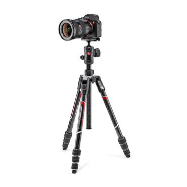 Manfrotto MKBFRTC4-BH kamerastativ H&aring;ndholdte videokameraer 3 ben Sort, S&oslash;lv