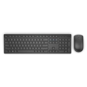 Dell KM636 - tastatur og mus-sæt - QWERTY - spansk - sort