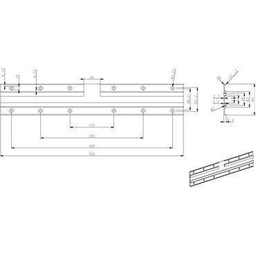 Multibrackets M Large konsol - Ultrasmal - svart