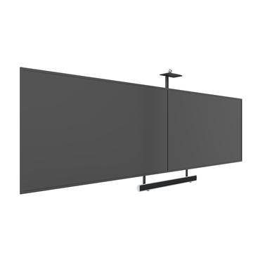 Multibrackets M Pro Series Side by Side with brackets konsol - fixerad - för 2 LCD-bildskärmar - svart