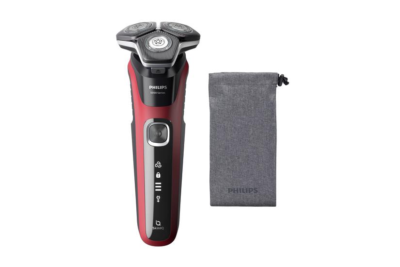 Philips SHAVER Series 5000 S5883/10 barbermaskine til ham Rotations shaver Trimmer Sort, R&oslash;d