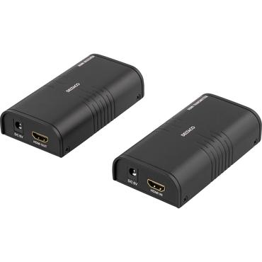 DELTACO HDMI-221 - f&ouml;rl&auml;ngd r&auml;ckvidd f&ouml;r audio/video