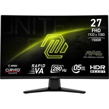 MSI MAG 274CXF skærm - LED baglys - 27" - AMD FreeSync Premium - Rapid VA - 0,5ms - Full HD 1920x1080
