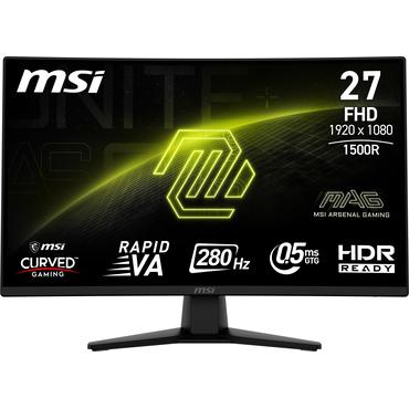 MSI MAG 274CXF skærm - LED baglys - 27" - AMD FreeSync Premium - Rapid VA - 0,5ms - Full HD 1920x1080