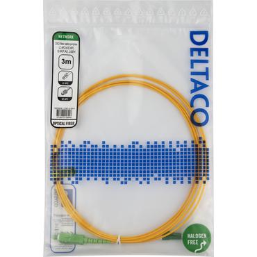 Deltaco LCSC-3-SAA InfiniBand og fiberoptisk kabel 3 m LC SC Gul