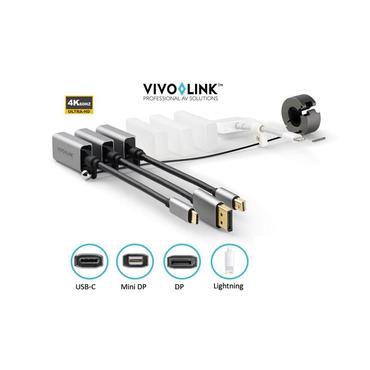 VivoLink Pro Adapter Ring - video / audio adapter sæt - DisplayPort / HDMI / USB / Lightning