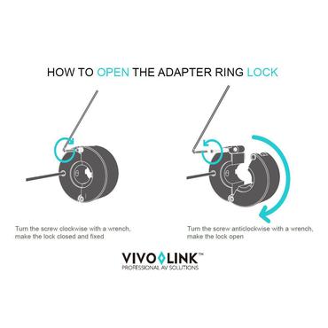 VivoLink Pro Adapter Ring - video / audio adapter sæt - DisplayPort / HDMI / USB / Lightning