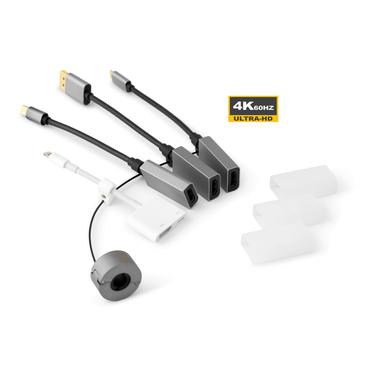 VivoLink Pro Adapter Ring - video / audio adapter sæt - DisplayPort / HDMI / USB / Lightning